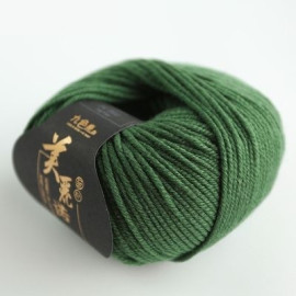 至朴美麗諾羊毛－橄欖綠
